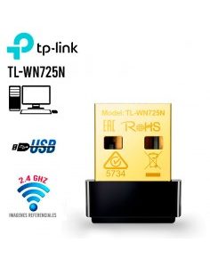 ADAPTADOR DE RED TP-LINK USB NANO ( TL-WN725N ) INALAMBRICO 150MBPS
