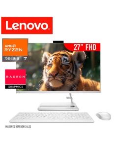 ALL IN ONE LENOVO IDEACENTRE 3 27ALC6 RYZEN 7-7730U 16GB 512GB SSD 27" FHD FREEDOS (F0FY00Q7LD)
