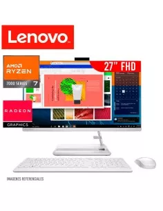 ALL IN ONE LENOVO IDEACENTRE 3 27ALC6 RYZEN7-7730U 16GB 512GB SSD 27" FHD WINDOWS 11 ( F0FY00Q9LD )