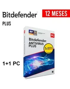 ANTIVIRUS BITDEFENDER 1 + 1 PC PLUS ( B110110058 )12 MESES