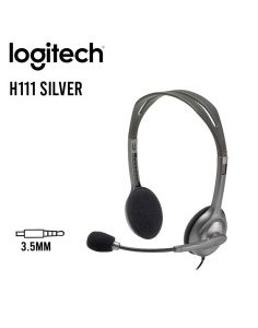 AUDIFONO CON MICROFONO LOGITECH H111 SILVER (981-000612)