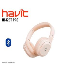 AUDIFONO HAVIT H612BT PRO BEIGE | BLUETOOTH | CANCELACION DE RUIDO/AMBIENTAL