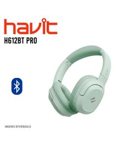 AUDIFONO HAVIT H612BT PRO VERDE | BLUETOOTH | CANCELACION DE RUIDO/AMBIENTAL