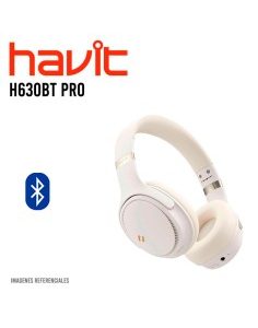 AUDIFONO HAVIT (H630BT PRO) BEIGE|BLUETOOTH|CANCELACION DE RUIDO