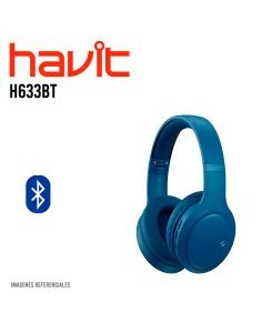 AUDIFONO HAVIT (H633BT) AZUL | BLUETOOTH | AUX