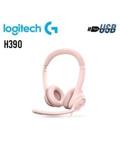AUDIFONO LOGITECH H390 (981-001280) USB | NOISE CANCELLING | ROSA