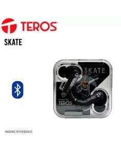 AUDIFONOS TEROS SKATE ( TE-8072N ) NEGRO| TWS | BT