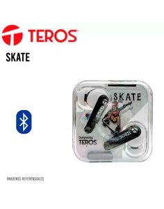 AUDIFONOS TEROS SKATE ( TE-8072N ) WHITE | TWS | BT