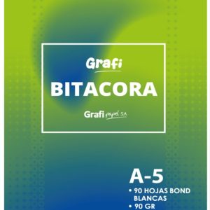 Block bitácora anillado a5 90 hojas 90 gr Grafipapel