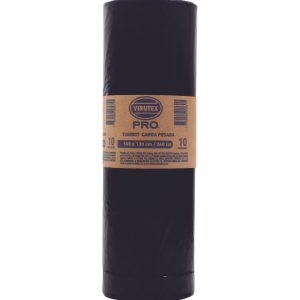 Bolsa para basura con faja 240L 100 x 130 cm rollo x 10 und Virutex