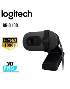 CAMARA WEB LOGITECH BRIO 100 GRAPHITE ( 960-001586 ) FHD 1080P - 30FPS