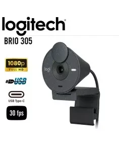 CAMARA WEB LOGITECH BRIO 305 ( 960-001519 ) FULL HD 1080P | 30FPS - USB-C