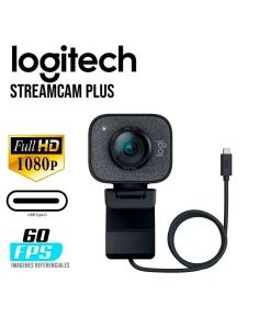 CAMARA WEB LOGITECH STREAMCAM PLUS ( 960-001280 ) FULL HD 1080P - 60FPS | BLACK