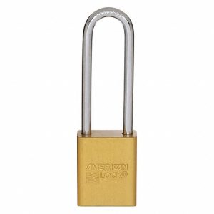 Candado de bloqueo amarillo al kd altura de arco 3" american lock