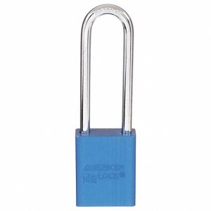 Candado de bloqueo azul al ka altura de arco 3" american lock