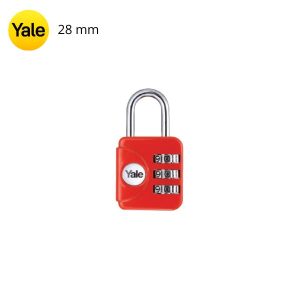 Candado Yale combinación rojo YP1 Yale