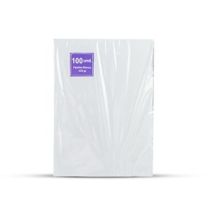 Cartulina A4 opalina blanco 220 gr x 100 unidades