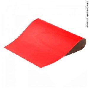 Cartulina plastificada rojo 50cm x 65cm x 10 unidades
