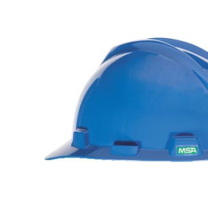 Casco V-Gard jockey c/slot one touch azul MSA