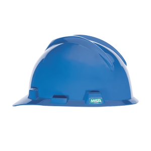 Casco V-Gard jockey con ratchet azul MSA