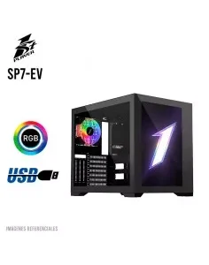 CASE 1ST PLAYER SP7 EMOTION VIEW BLACK ( SP7-EV ) GAMING | S/FUENTE