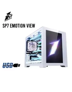 CASE 1ST PLAYER SP7 EMOTION VIEW WHITE ( SP7-EV ) GAMING | S/FUENTE