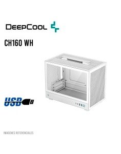 CASE GAMER DEEPCOOL CH160 WH ( R-CH160-WHNGI0-G-1 ) S/FUENTE| VIDRIO TEMPLADO