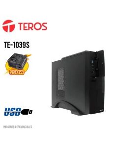 CASE SLIM TEROS TE-1039S 250W | NEGRO
