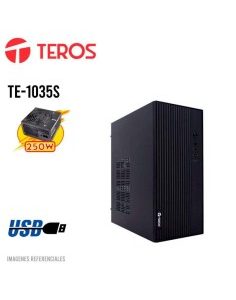 CASE TEROS TE-1035S ATX FUENTE 250W| BLACK
