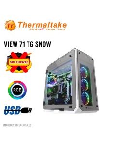 CASE THERMALTAKE VIEW 71 TG SNOW ( CA-1I7-00F6WN-00 ) 4 PANELES DE VIDRIO TEMPLADO | ARGB