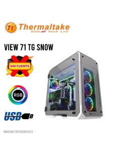 CASE THERMALTAKE VIEW 71 TG SNOW ( CA-1I7-00F6WN-00 ) 4 PANELES DE VIDRIO TEMPLADO | ARGB