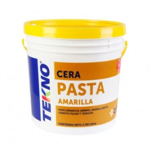 Cera en pasta amarilla balde 3785 ml tekno
