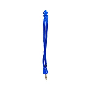 Cintillo tipo cordon para fotocheck x 100 und azul