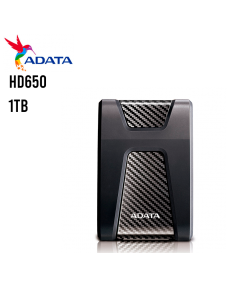 DISCO DURO EXTERNO ADATA 1TB HD650 ( AHD650-1TU31-CBK ) ANTIGOLPE | NEGRO
