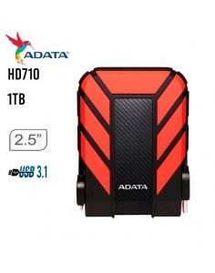 DISCO DURO EXTERNO ADATA 1TB HD710 PRO ( AHD710P-1TU31-CRD ) ANTIGOLPE | ROJO/NEGRO