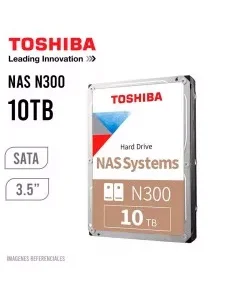 DISCO DURO TOSHIBA NAS N300 10TB SATA (HDWG71AXZSTA) 7200RPM|512MB CACHE
