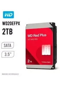 DISCO DURO WESTERN DIGITAL RED PLUS 2TB (WD20EFPX) 5400RPM|64MB