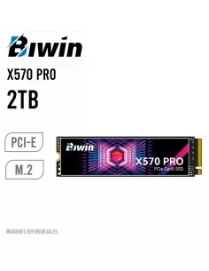 DISCO SOLIDO SSD BIWIN 2TB X570 PRO ( BX570DN02TB-RGX ) PCIE | NVME | GEN5
