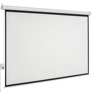 Ecran Eléctrico Fibra de Vidrio 100" 2.03x1.52m EVISION - Techo Pared