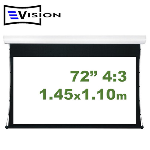 Ecran Eléctrico Tab Tensioned 72" 4:3 1.45x1.10m EVISION - Techo Pared