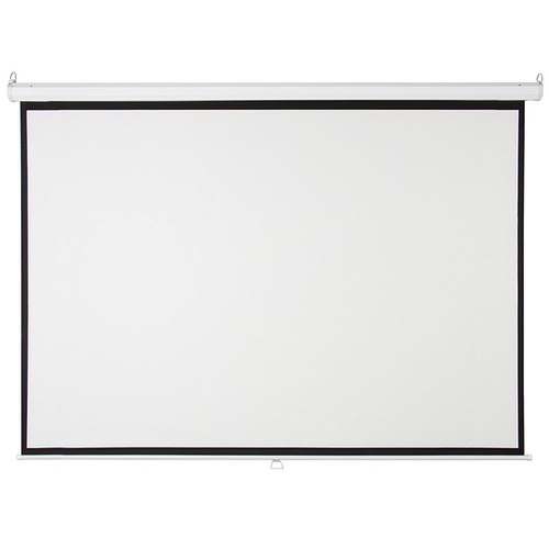 Ecran Manual Fibra de Vidrio 100" 16:9 2.21x1.25m EVISION -Retráctil Techo Pared