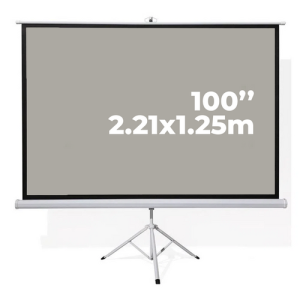 Ecran Trípode Matte Gray 100" 16:9 2.21x1.25m EVISION