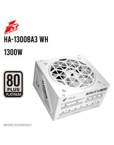 FUENTE DE PODER 1ST PLAYER 1300W ( 1S-PS1ST-PS-NGDP-1300BA3 WHITE) 80 PLUS PLATINIUM | ATX 3.1 | BLANCO