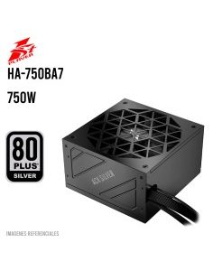 FUENTE DE PODER 1ST PLAYER 750W HA-750BA7 ( 1S-PS1ST-PS-HA-750BA7 BLACK ) 80 PLUS SILVER