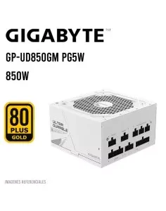 FUENTE DE PODER GIGABYTE 850W ( GP-UD850GM PG5W ) 80PLUS GOLD | MODULAR | WHITE