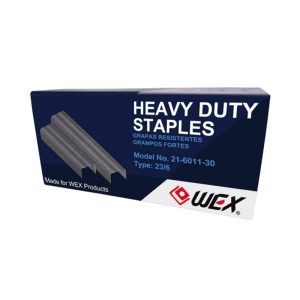 Grapas 23/6 caja x 1000 unidades (30 hojas) Wex
