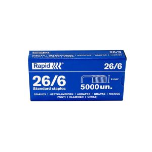 Grapas 26/6 caja x 5000 unidades Rapid