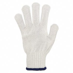 Guante tejido anticorte blanco MCR Safety