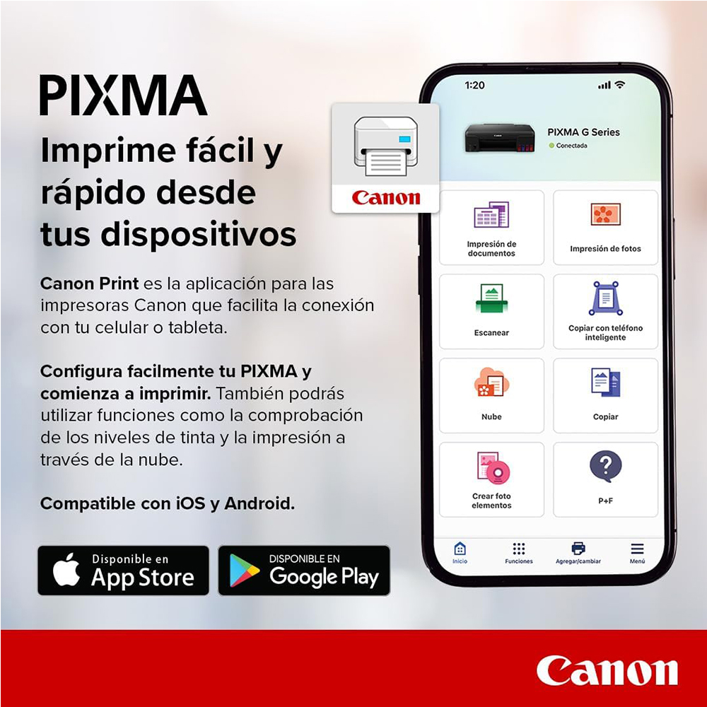 Impresora Canon Pixma G3170 Imrime/Escanea/Copia Wi-fi