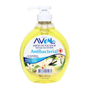 Jabón antibacterial 400ml mágica vainilla Aval